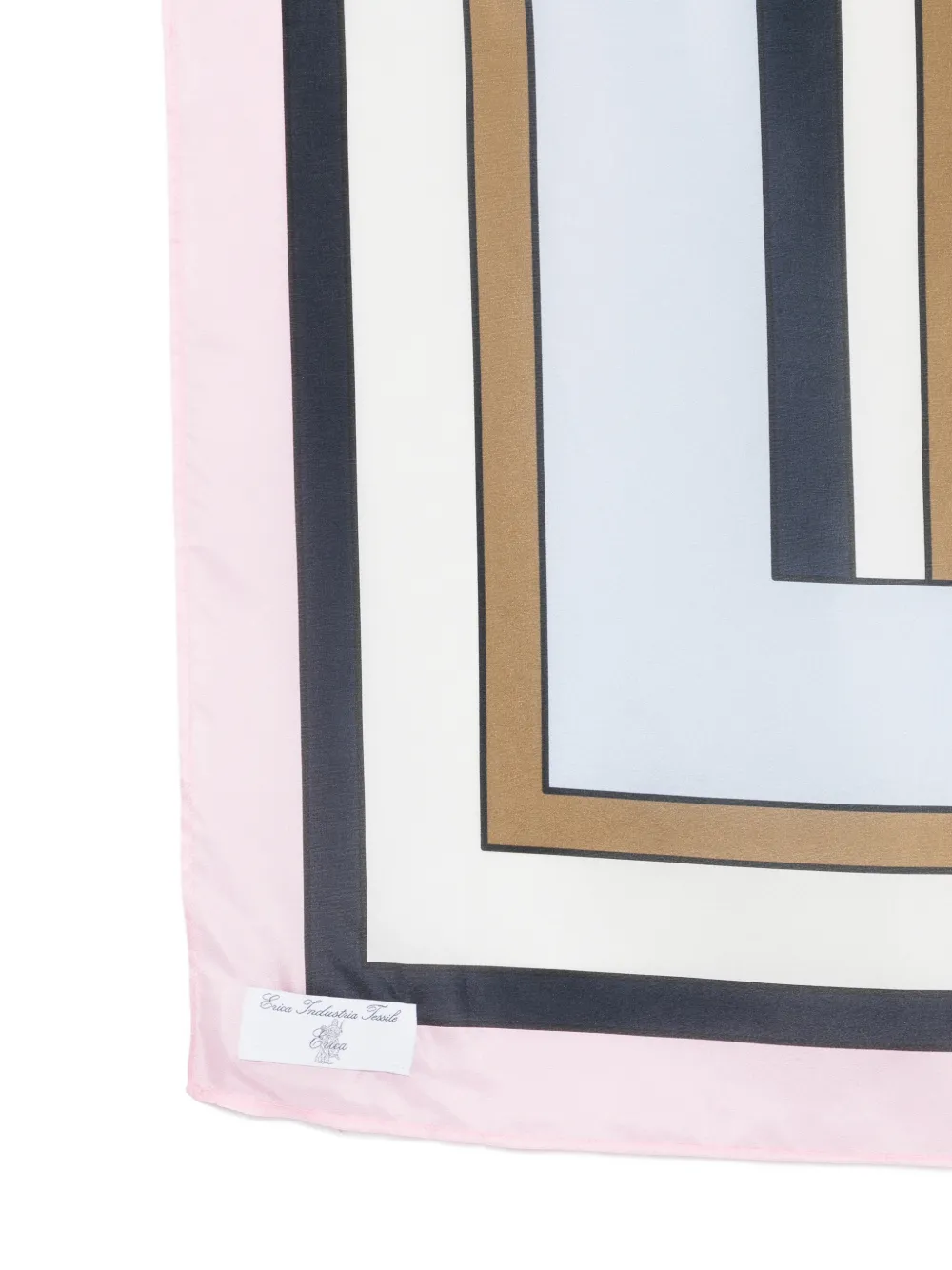  Marella Geometric-print Scarf - Pink 