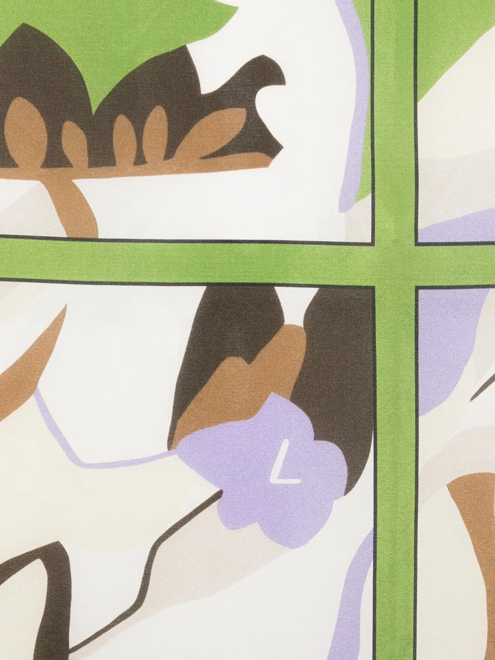 Animal-Print Silk Scarf