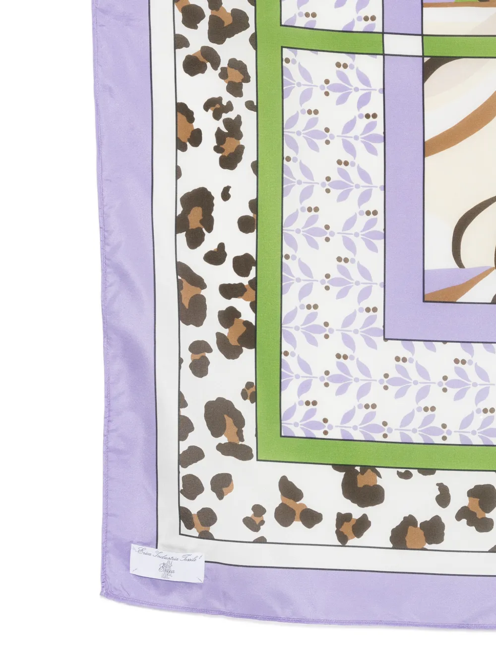 Animal-Print Silk Scarf