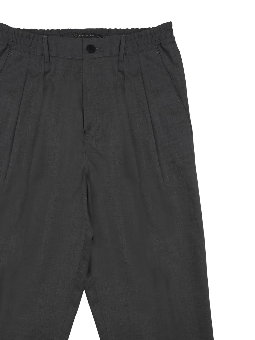 Low Brand Broek met elastische taille Grijs