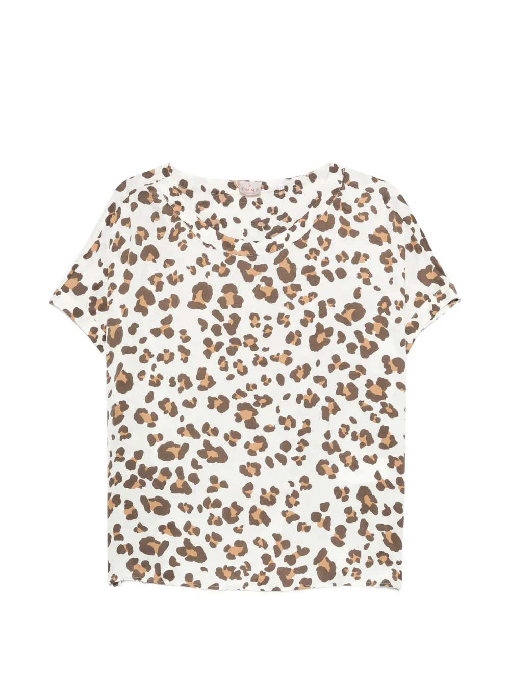 Marella leopard-print blouse - Toni neutri