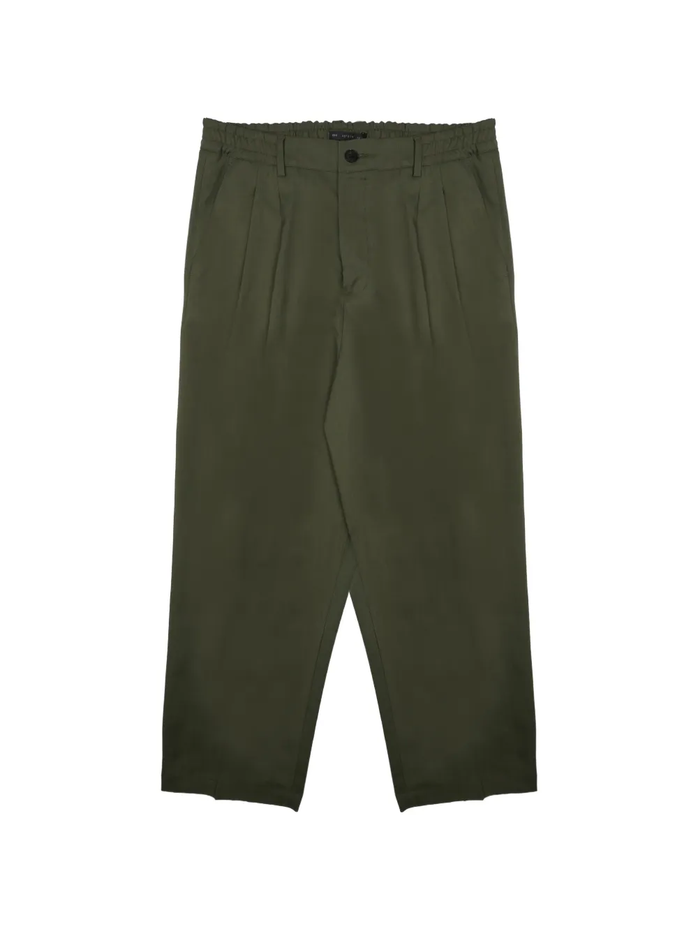 Low Brand pleated elasticated-waist trousers - Verde
