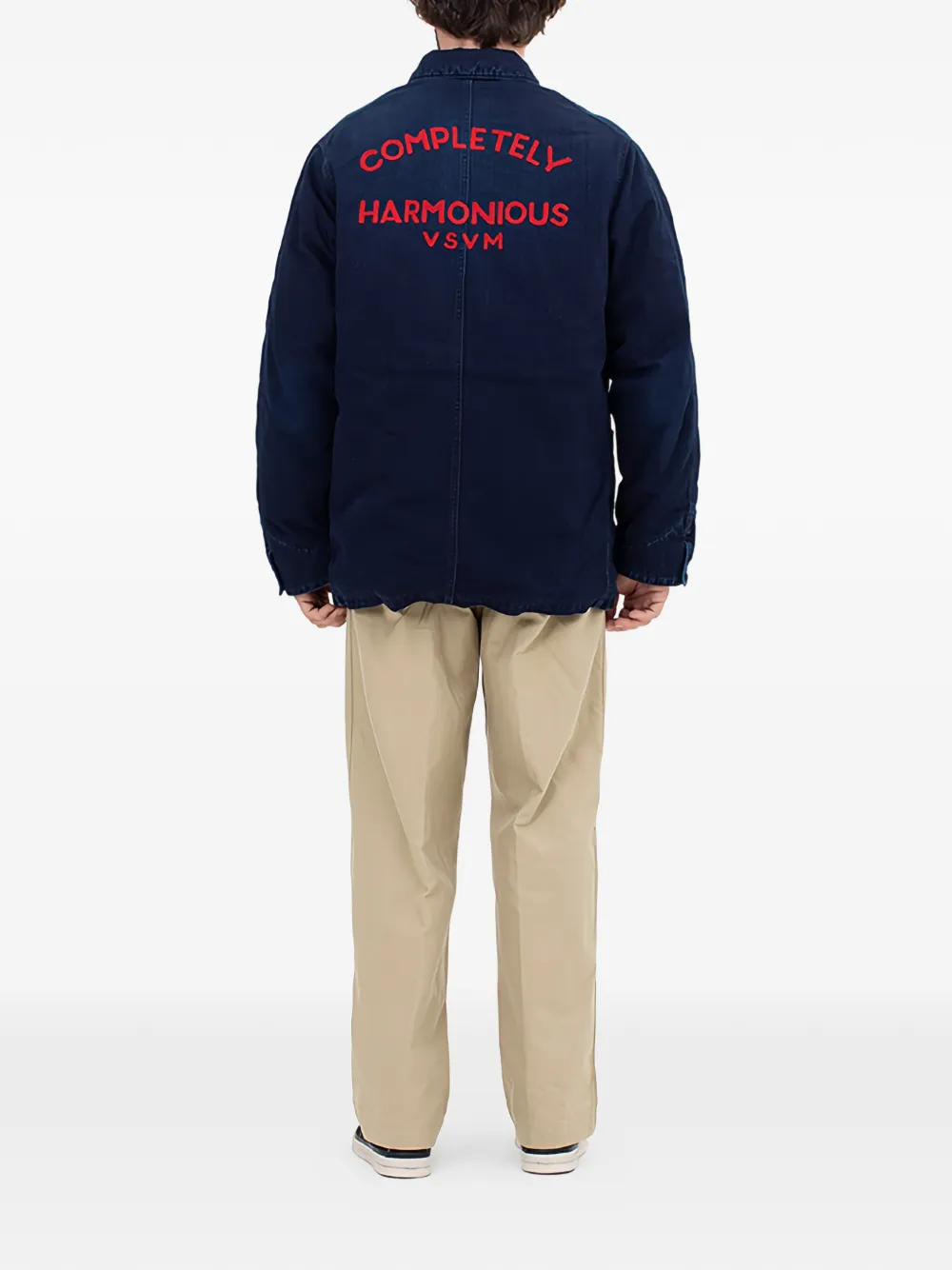  Visvim Indigo Logo Jacket - Blue 