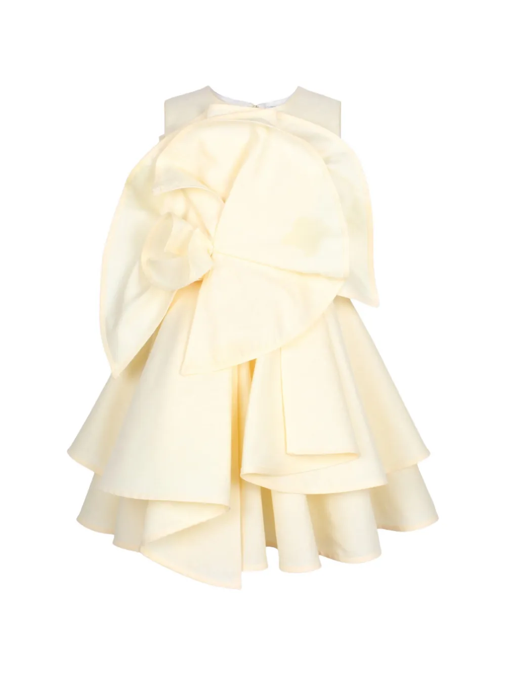 JESSIE AND JAMES KIDS flower-ruffle dress - Giallo