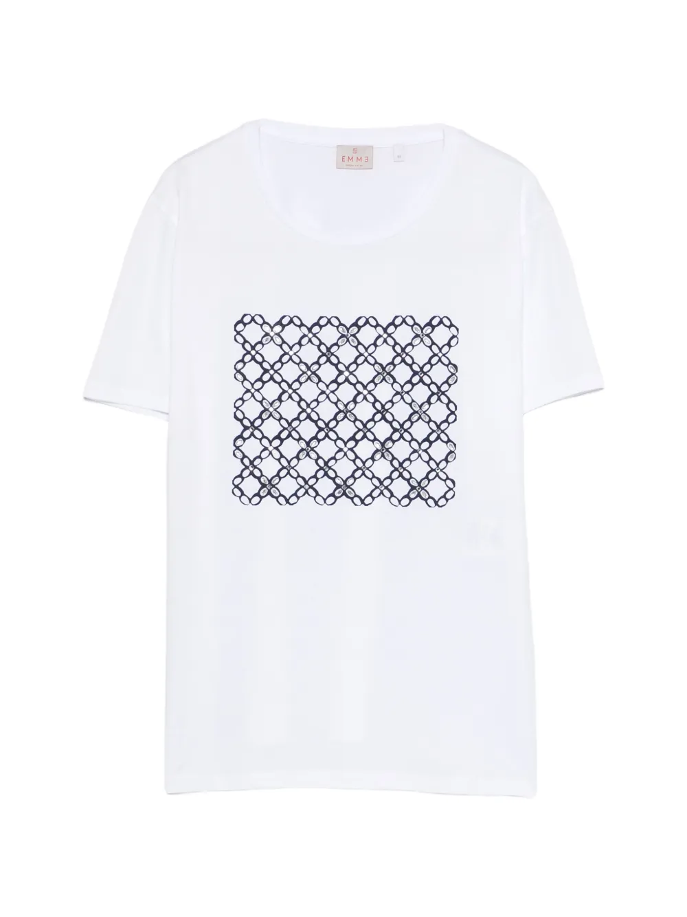 Marella print T-shirt - Bianco