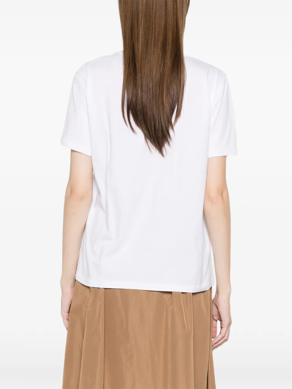 Marella T-shirt met bloemenprint Wit