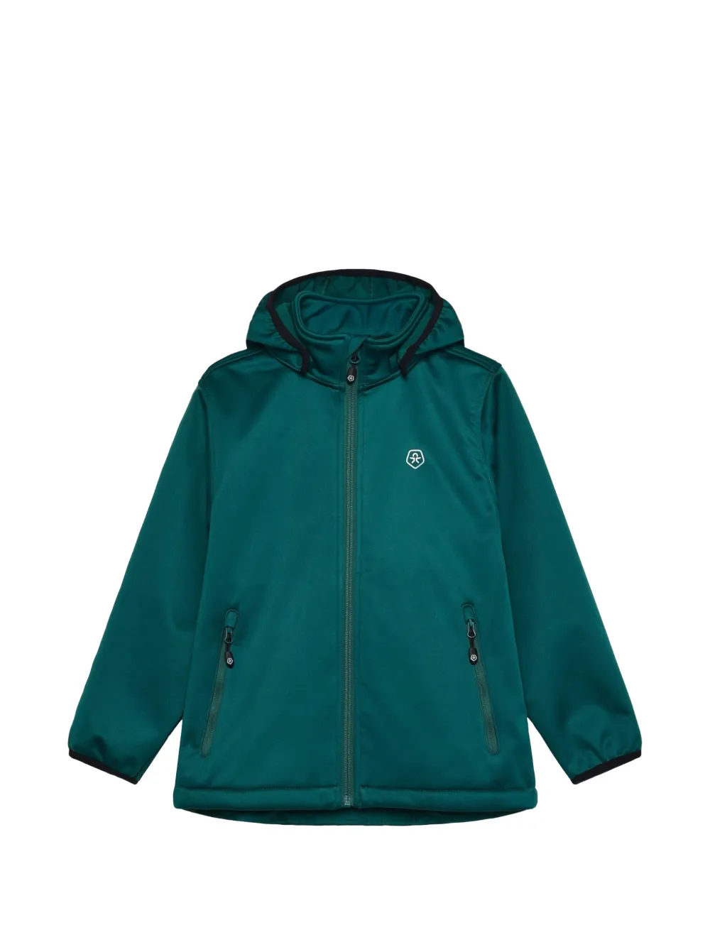 COLOR KIDS zip-up hoodie - Verde