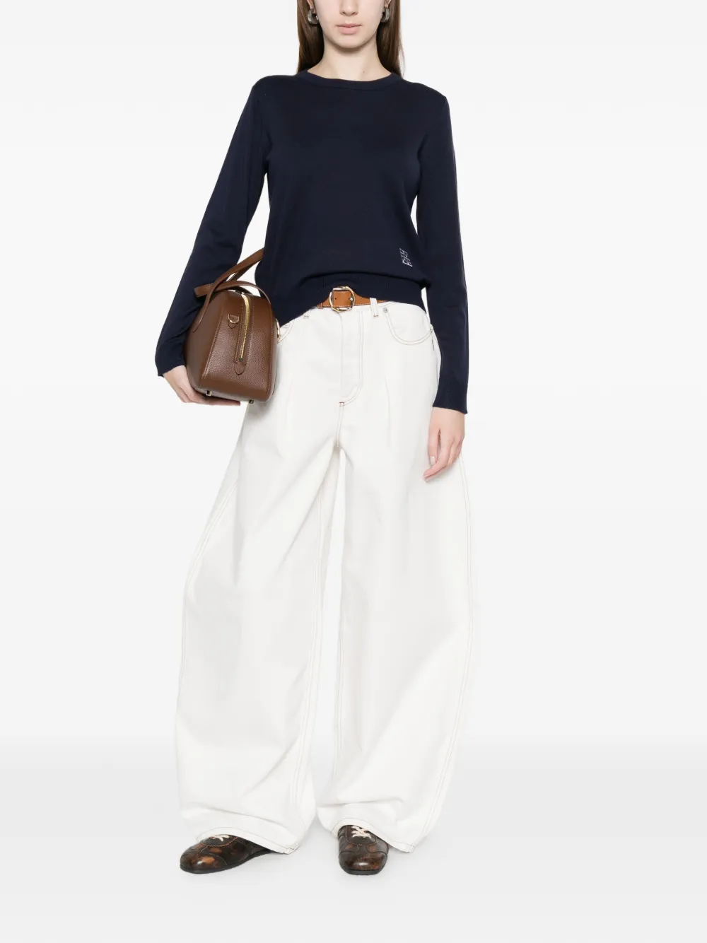  Marella Crew-neck Sweater - Blue 