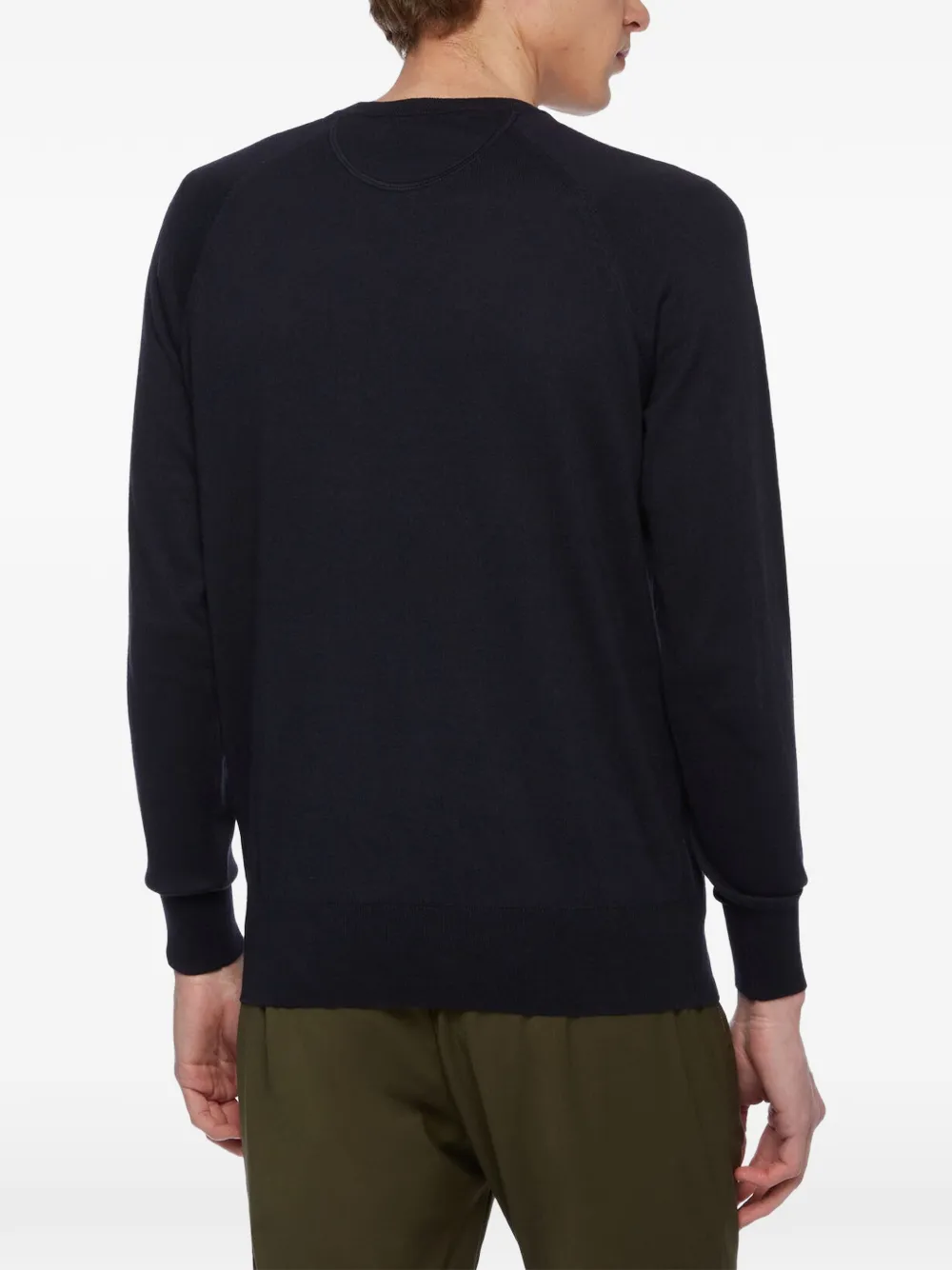  Brooks Brothers Ribbed-trims Sweater - Blue 