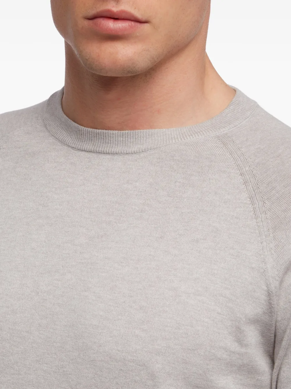 Brooks Brothers Geribbelde sweater Grijs