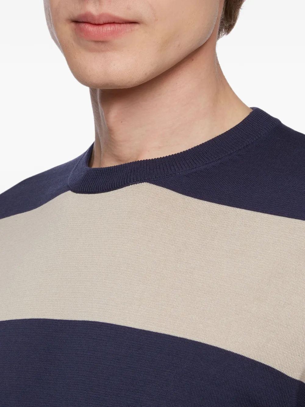 Brooks Brothers Gestreepte trui Blauw