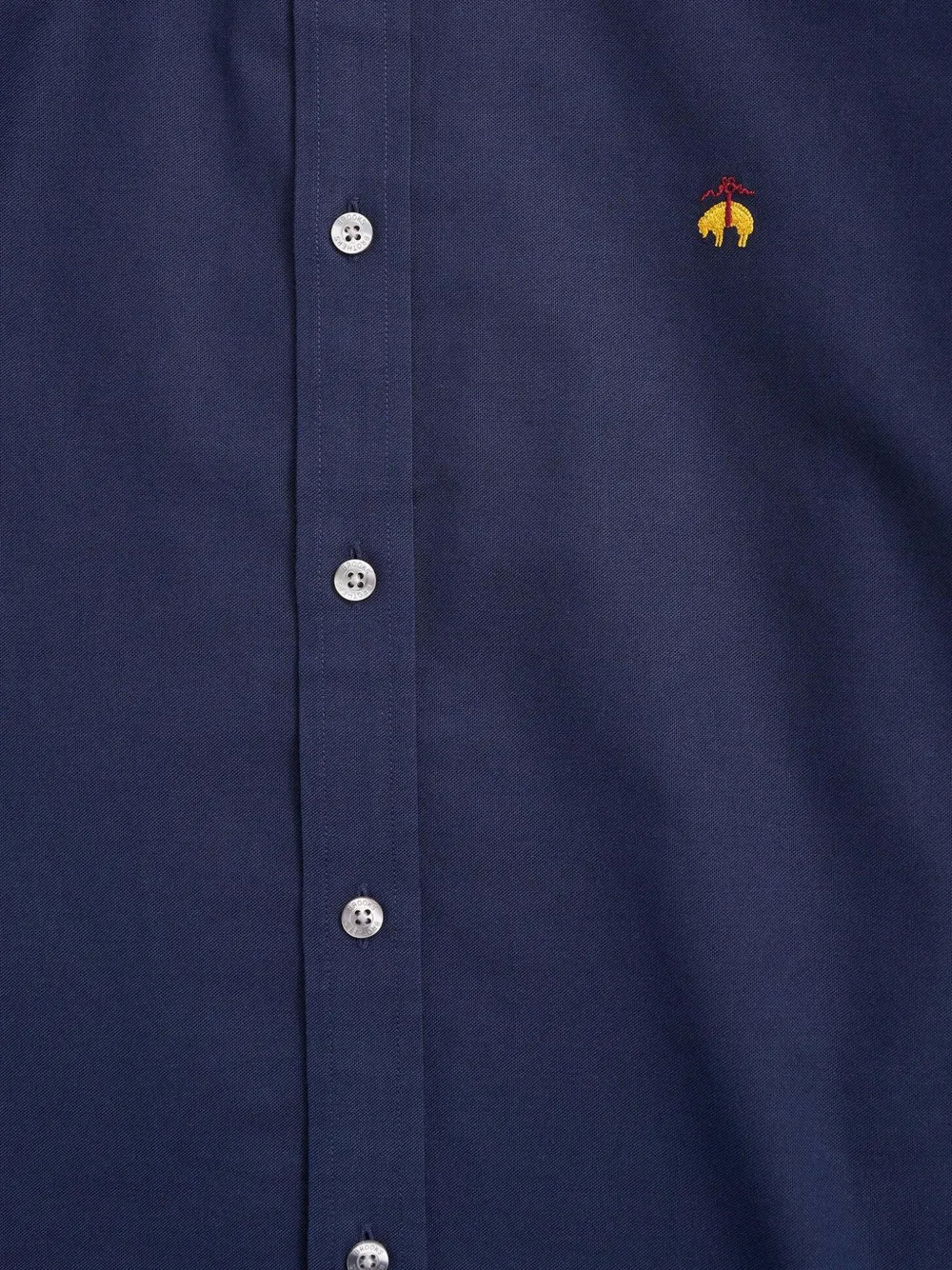 Brooks Brothers Overhemd met borduurwerk Blauw