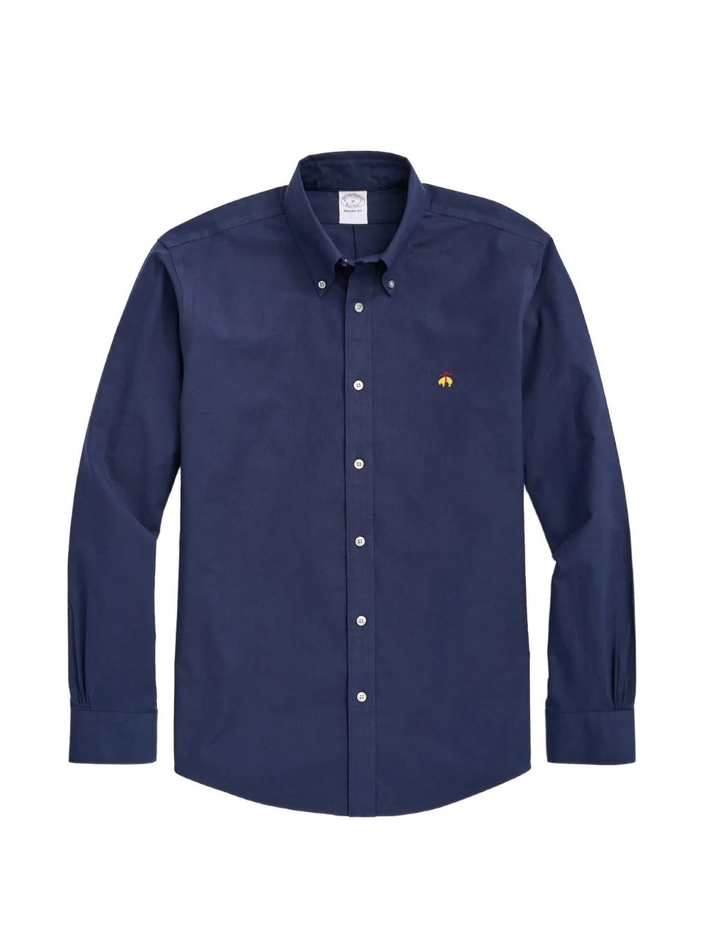 Brooks Brothers Camicia a maniche lunghe con ricamo - Blu