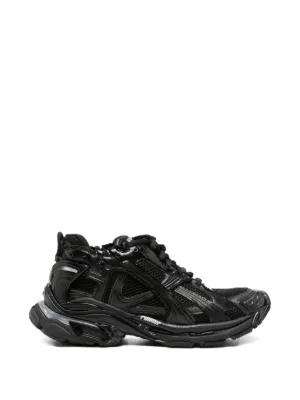 バレンシアガ　BALENCIAGA WMNS) Balenciaga Track Sneakers 'Beige and Black Mesh and Nylon
