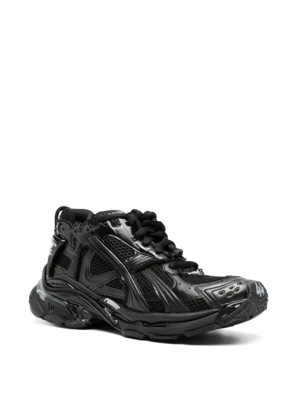 Balenciaga Runner Led lace-up Sneakers | Black | FARFETCH RO