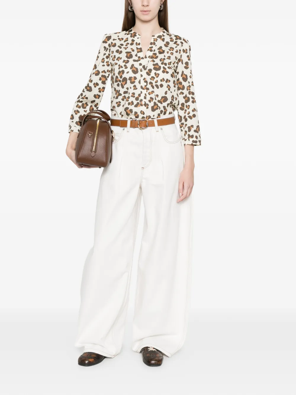  Marella Leopard-print Shirt - Neutrals 