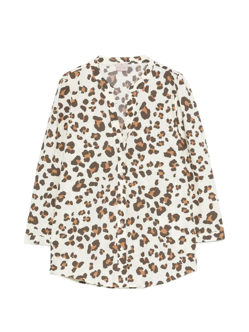 Marella leopard-print shirt - Nude