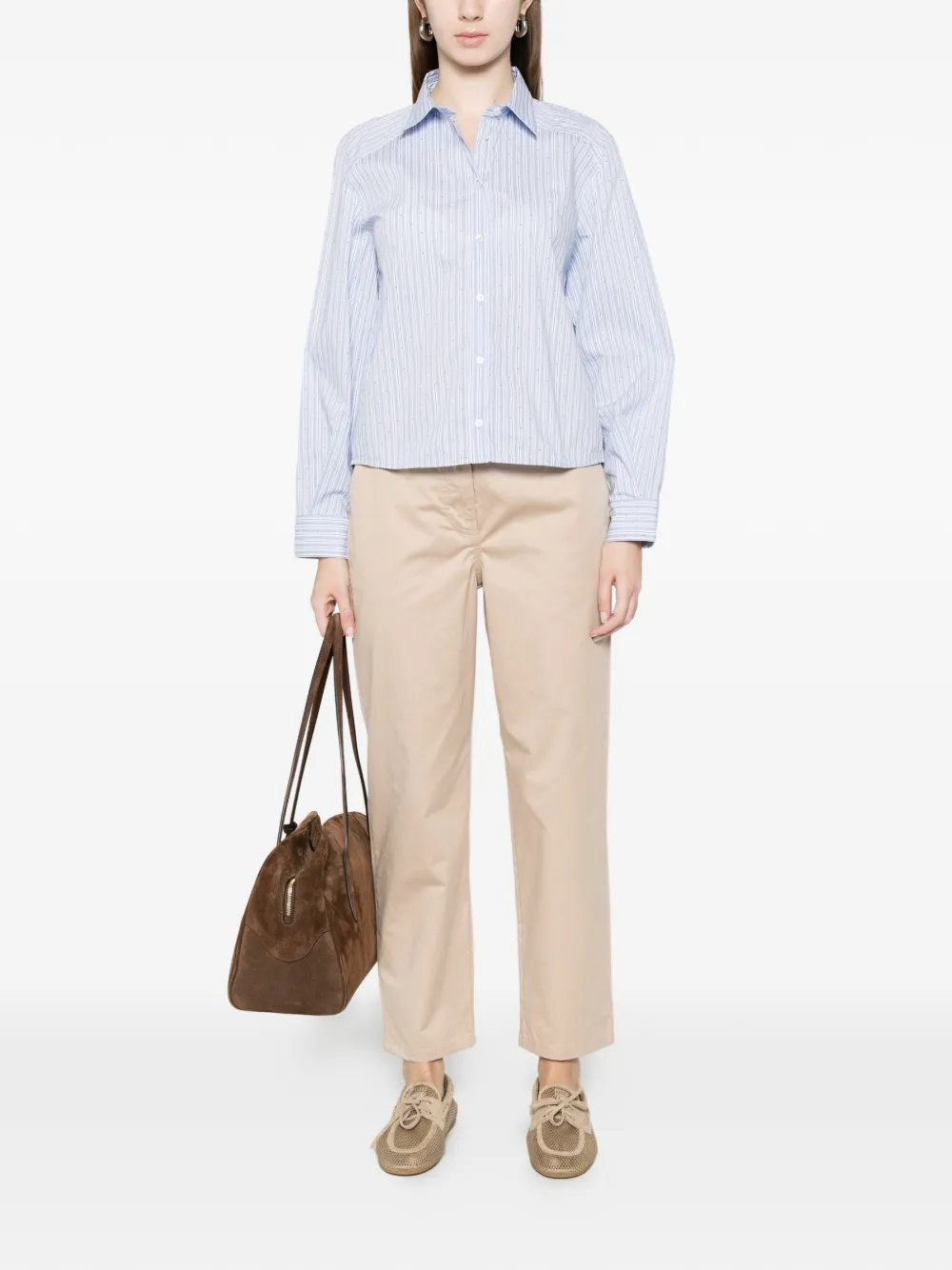  Marella Striped Shirt - Blue 