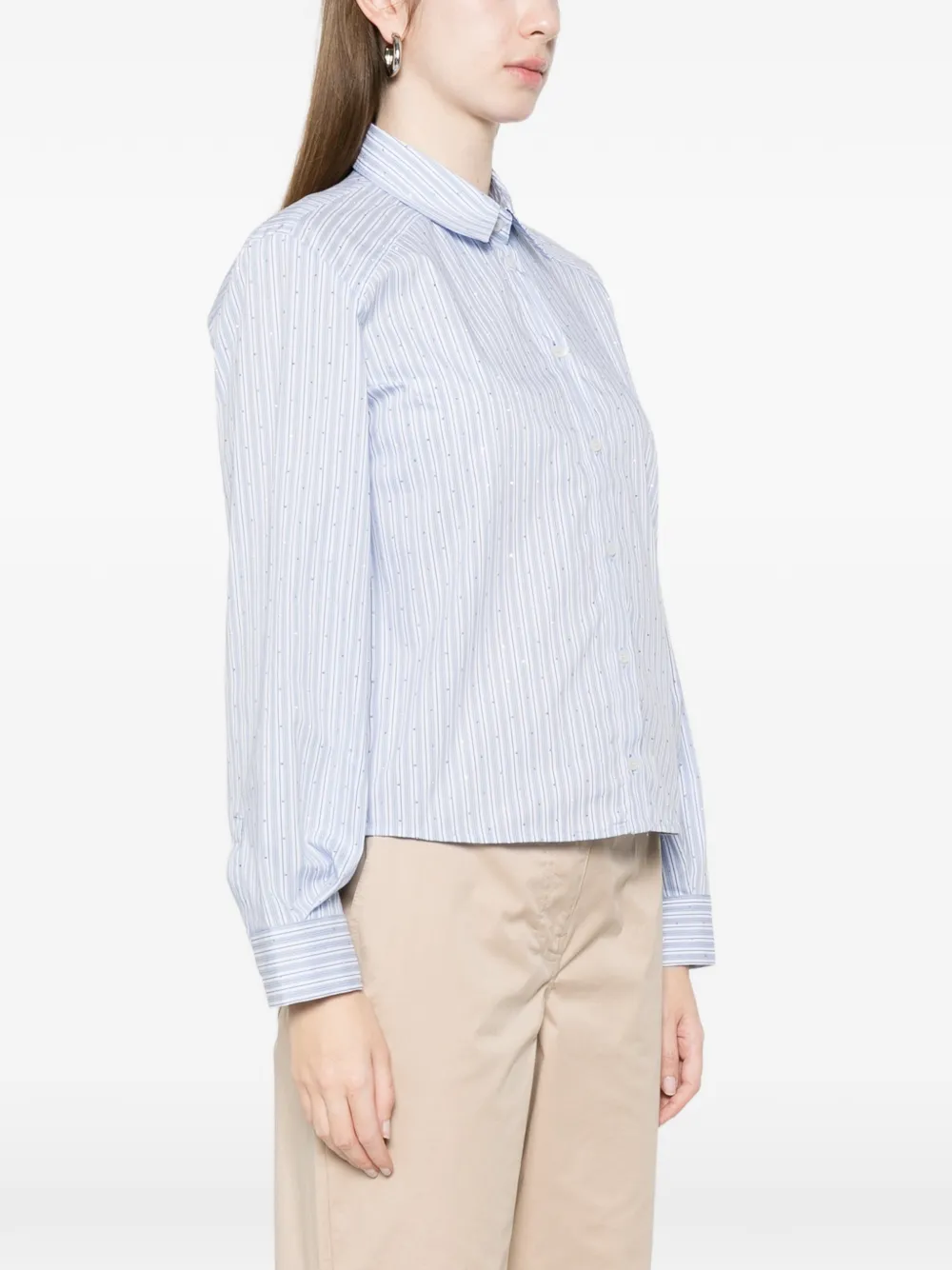  Marella Striped Shirt - Blue 