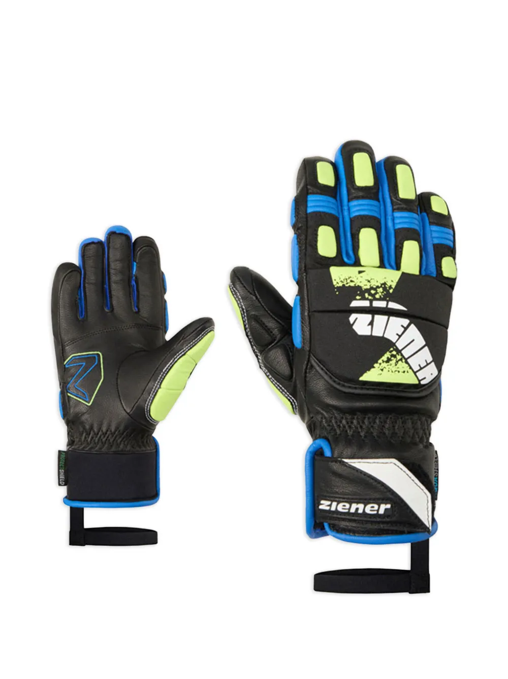 ZIENER logo gloves - Nero