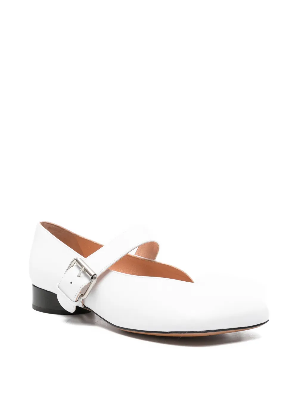 Niccolo Paqualetti Lea pumps met gesp Wit