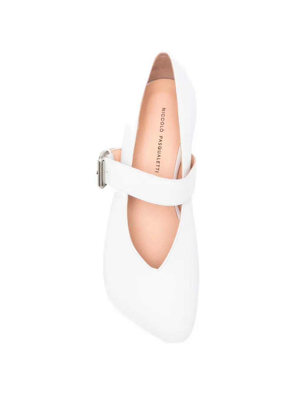 Niccolo Paqualetti Lea pumps met gesp Wit