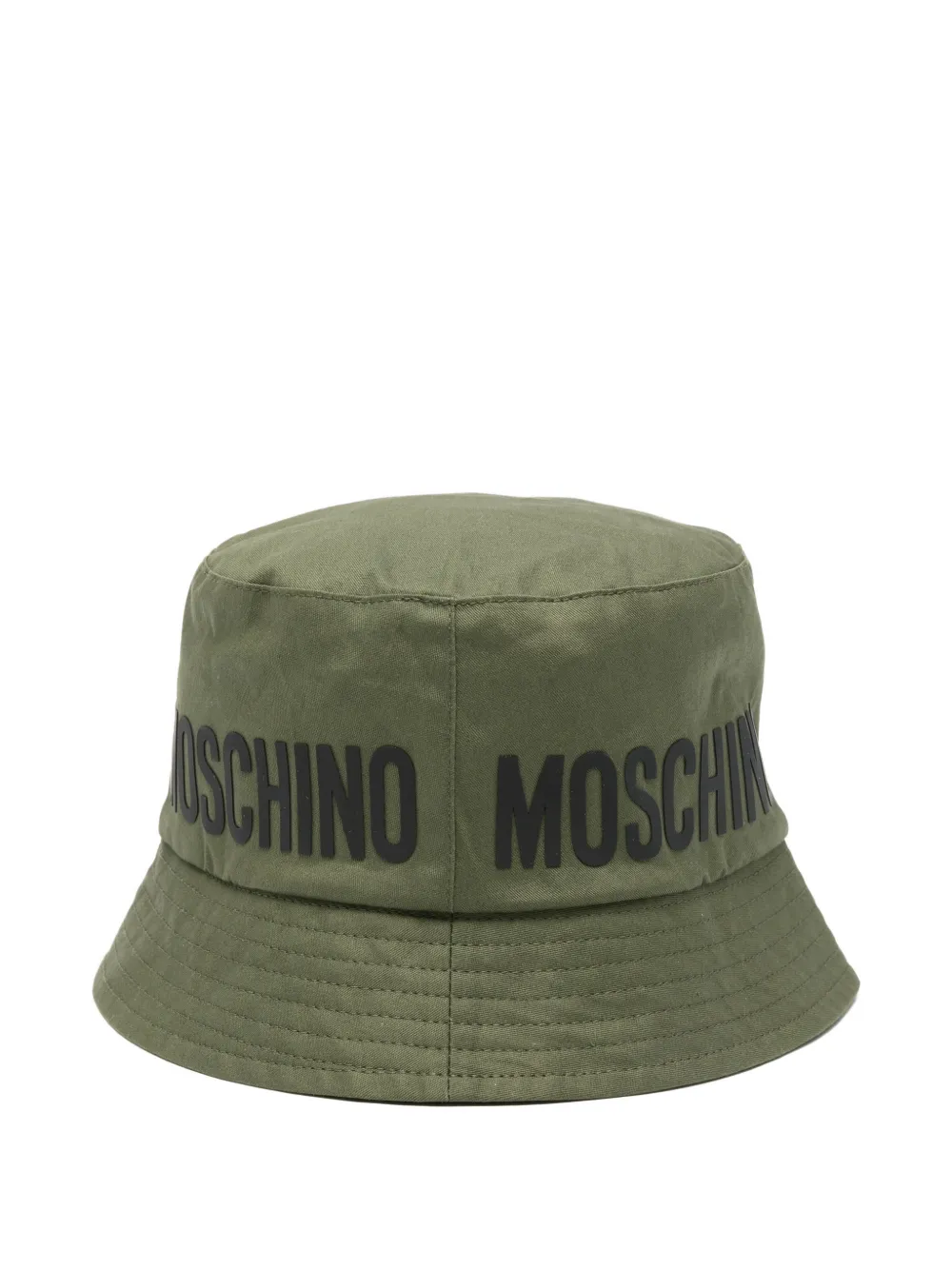  Moschino Kids Logo Bucket Hat - Green 