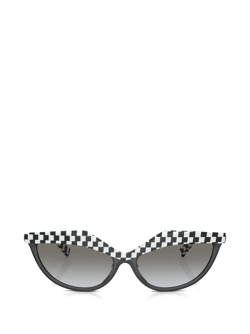 Alain Mikli checkerboard-pattern sunglasses - Nero