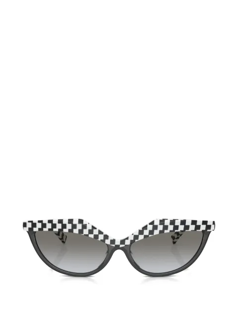 Alain Mikli checkerboard-pattern sunglasses