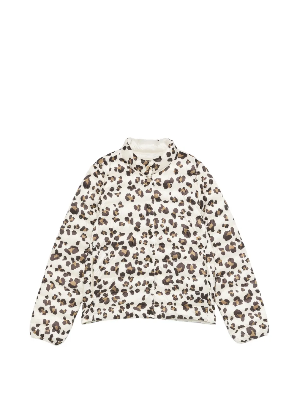 Marella Gefütterte Jacke mit Leoparden-Print - Nude