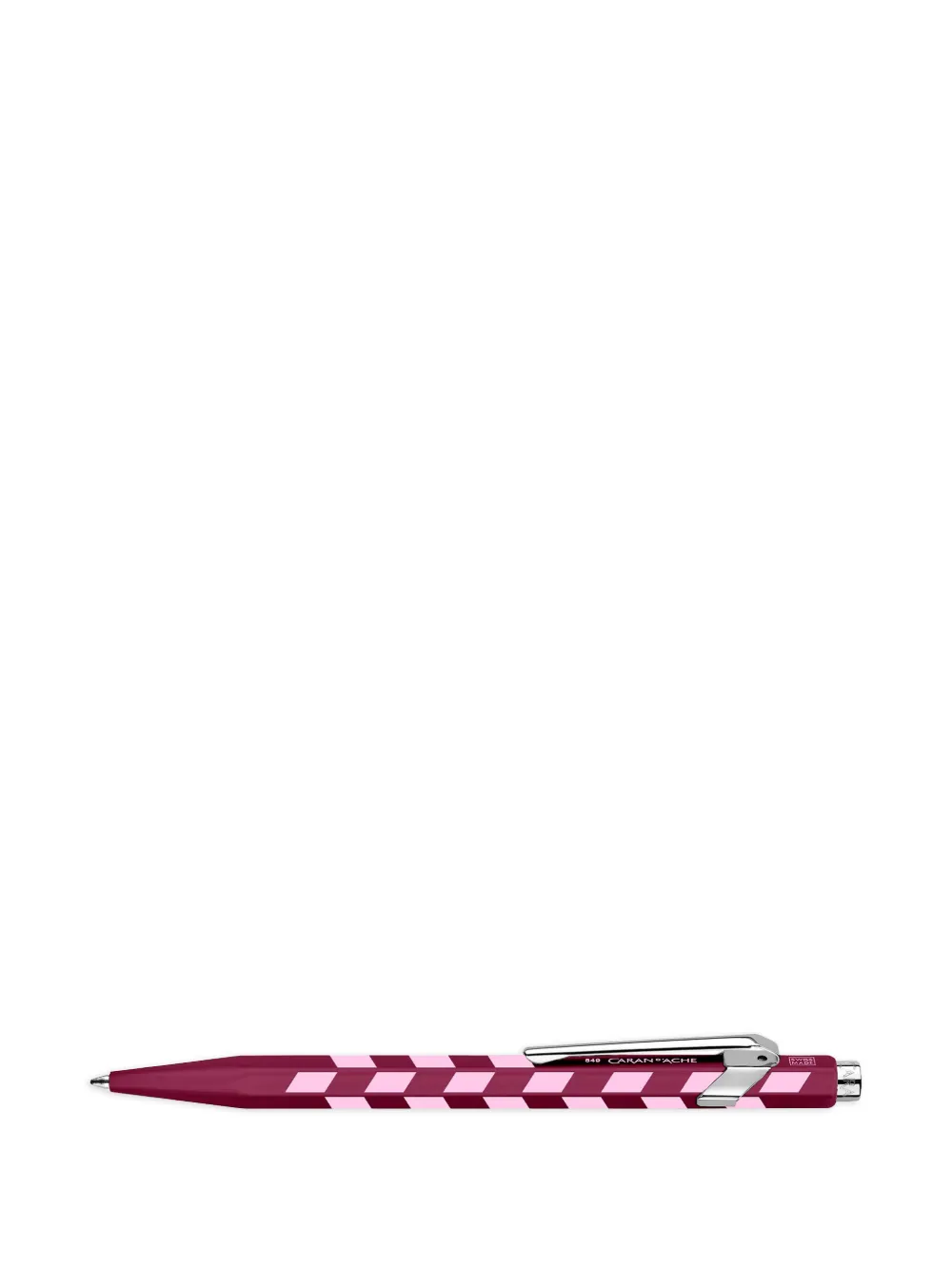 Caran d’Ache 849™ Mosaic geometric-pattern pen – Red