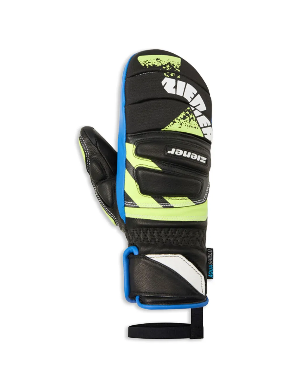 ZIENER colourblock mittens - Nero