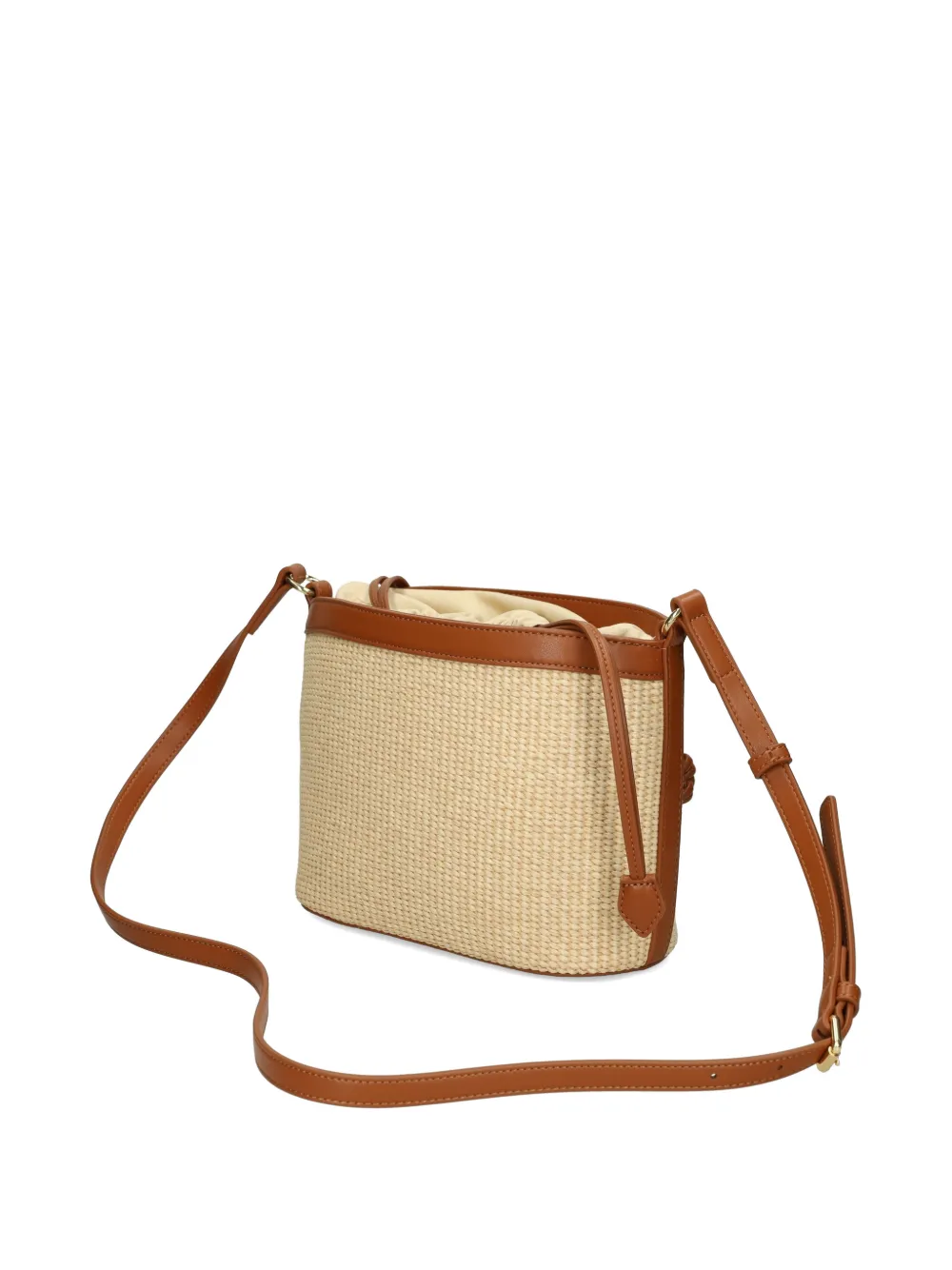 Love Moschino Geweven crossbodytas Beige
