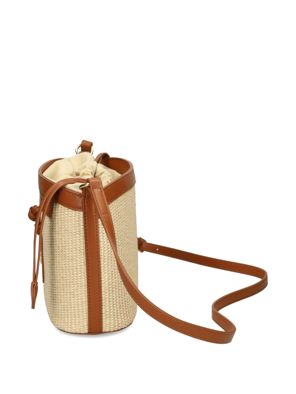 Love Moschino Geweven crossbodytas Beige