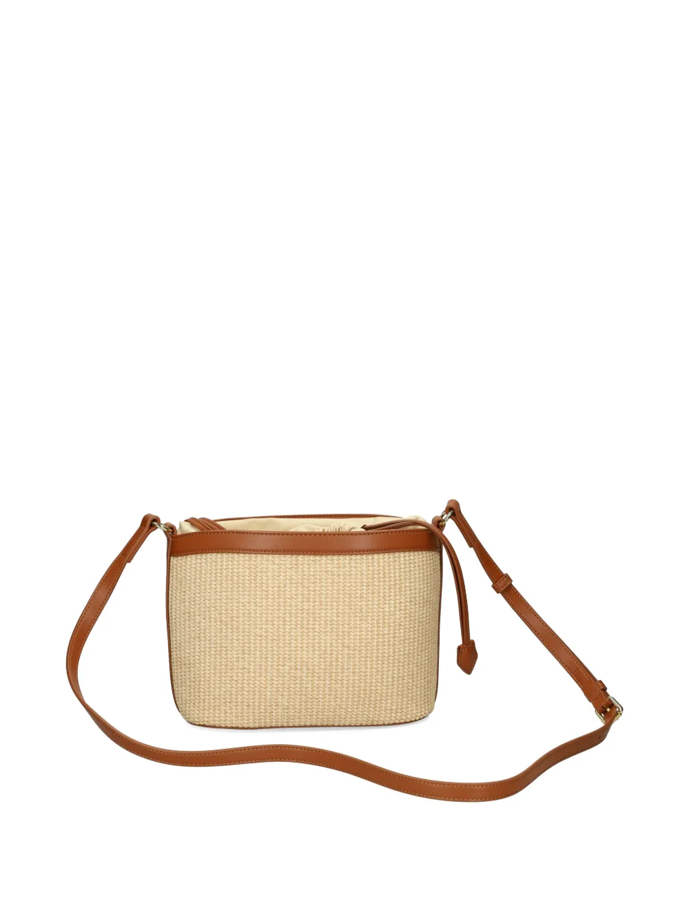 Love Moschino Geweven crossbodytas Beige