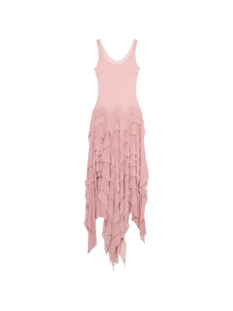 Blumarine ruffled maxi dress