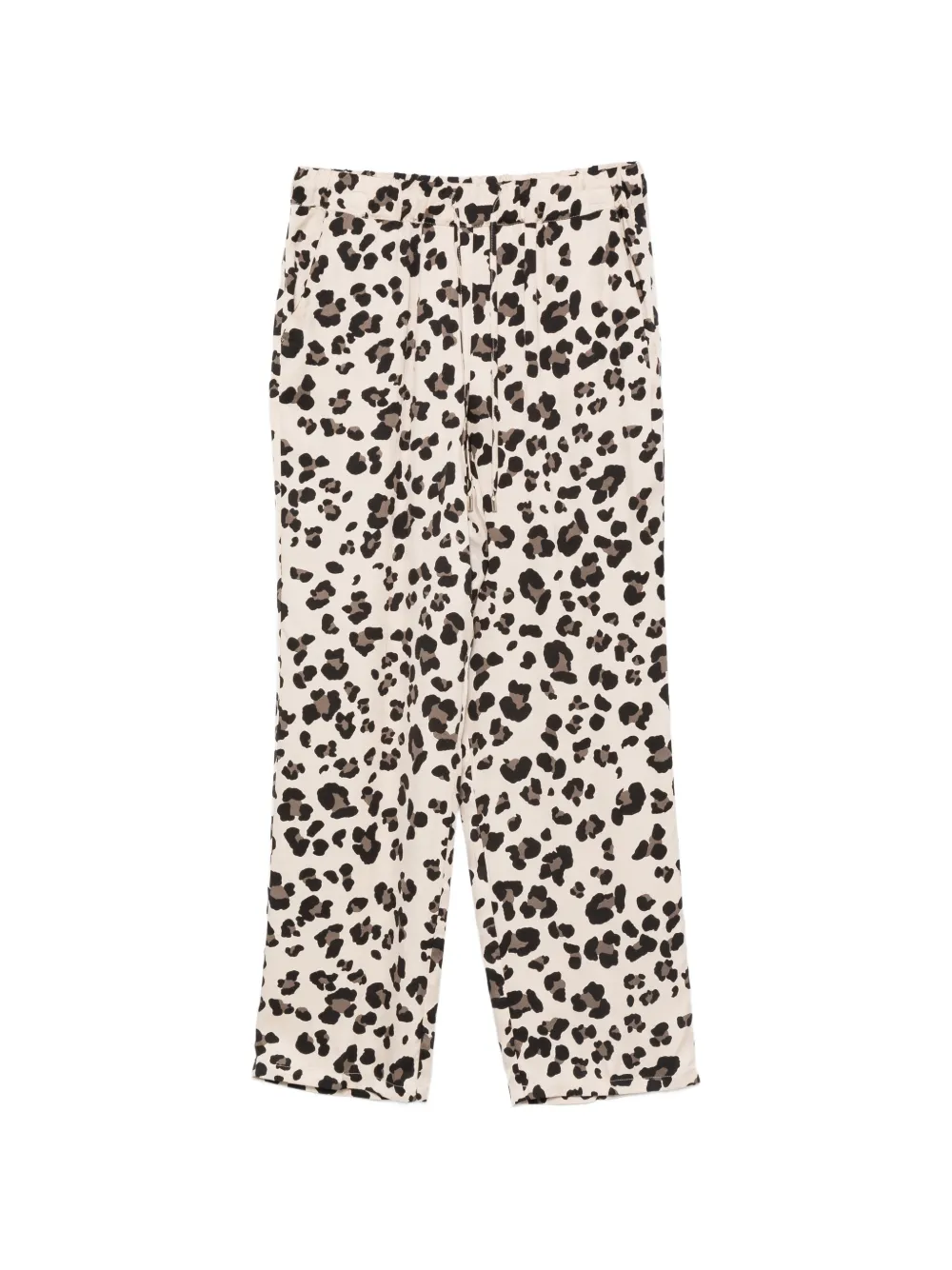 Marella leopard-print trousers - Toni neutri