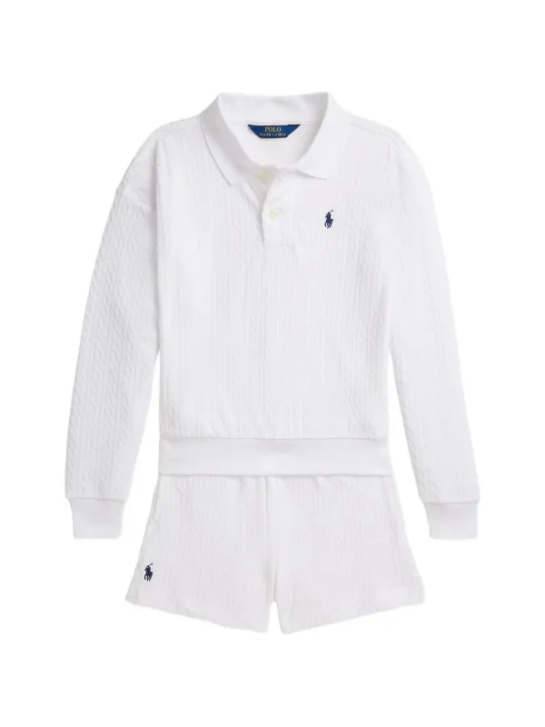 POLO RALPH LAUREN KIDS Conjunto De Tricô | Branco | FARFETCH BR