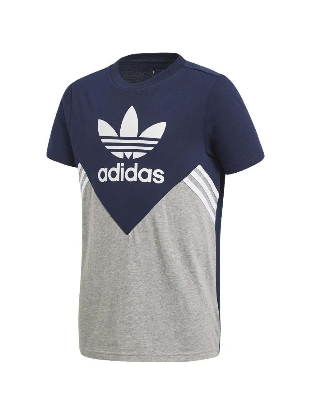 adidas Kids Originals logo fleece T-shirt - Blu