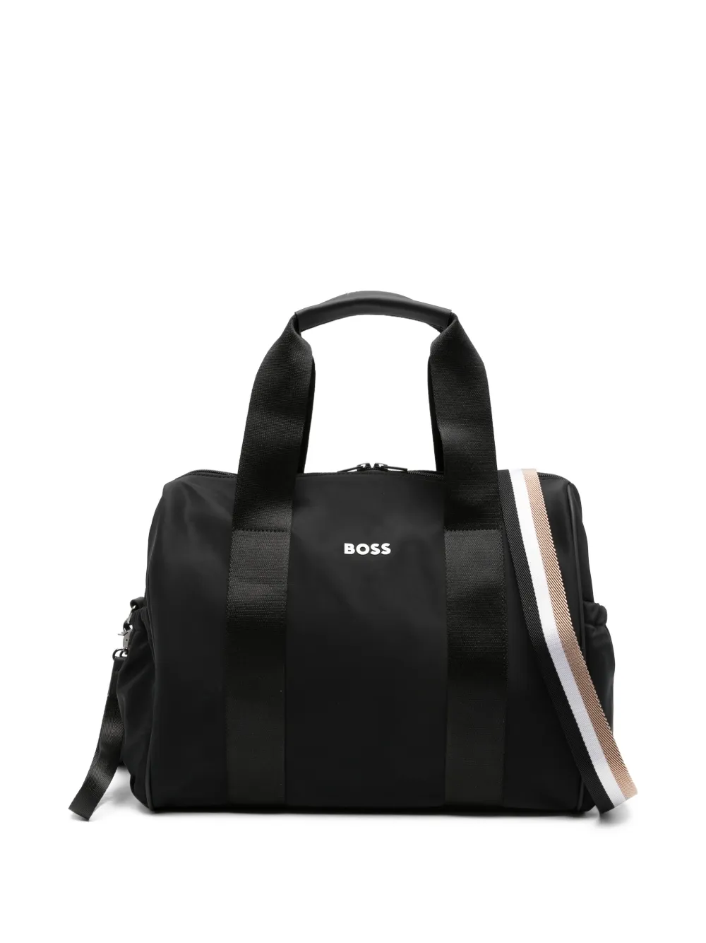 BOSS Kidswear logo-print changing bag - Black