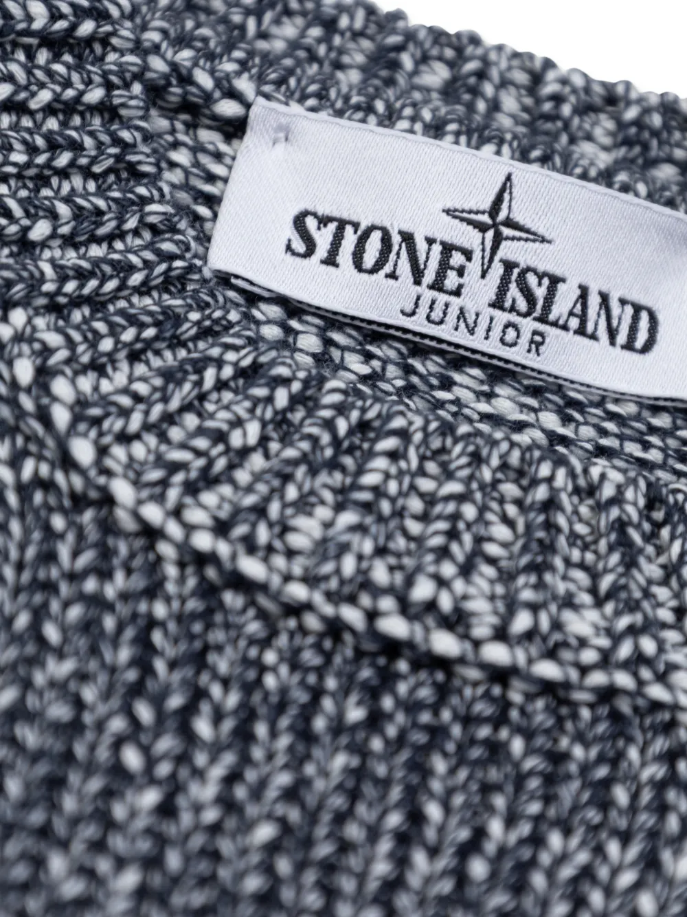 Stone Island Junior Trui met logopatch Blauw