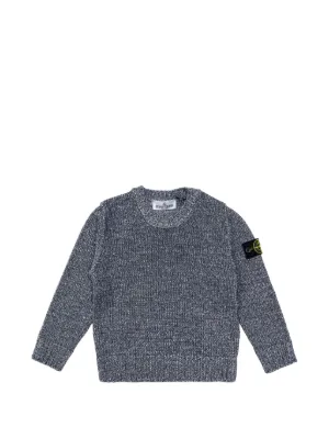 Stone Island Junior コンパスパッチ セーター | グレー | FARFETCH JP