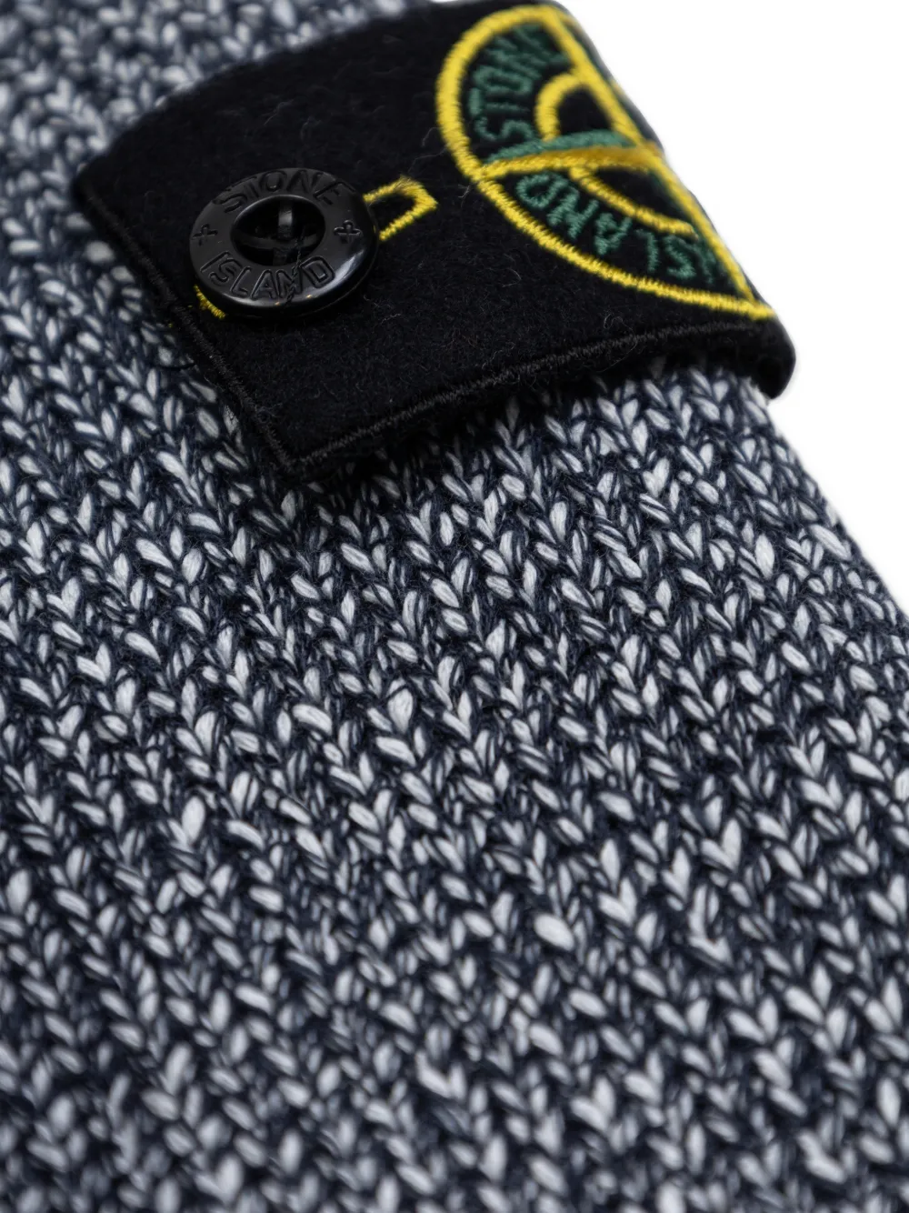  Stone Island Junior Logo-patch Sweater - Blue 