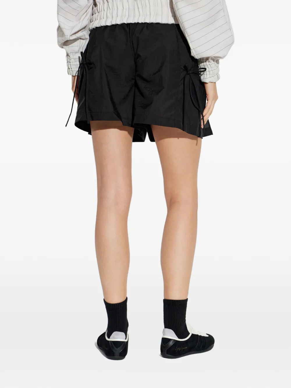Y-3 Shorts met logoprint Zwart