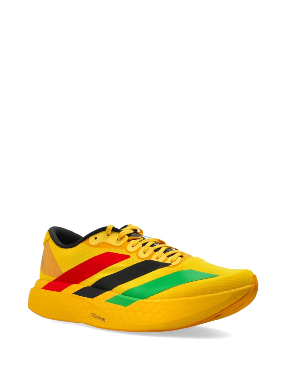 adidas xBob Marley Jamaica 26 Adizero Evo SI gestreepte sneakers Geel