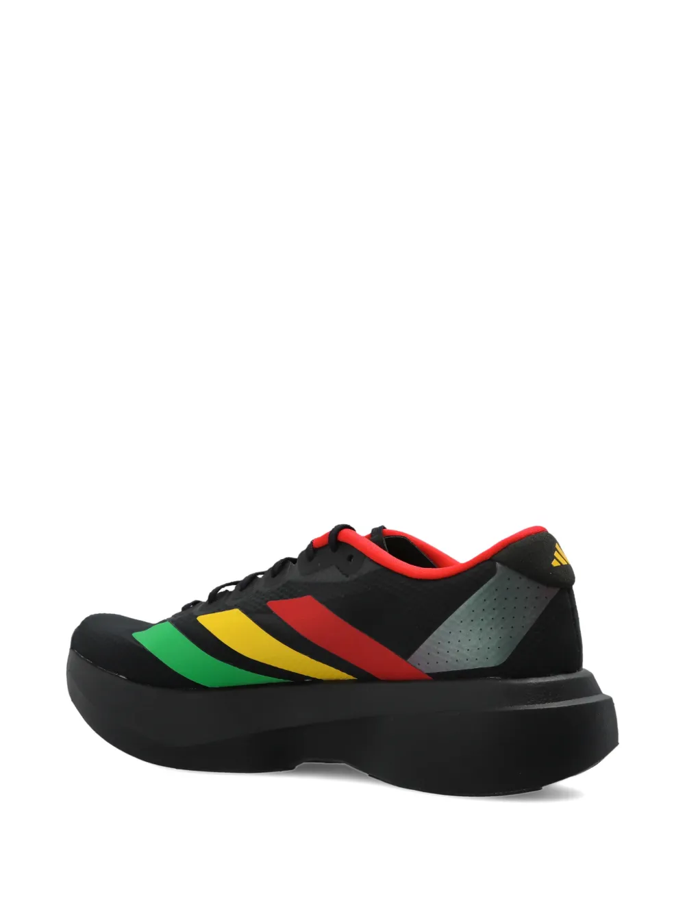 adidas xBob Marley Adizero Evo SI Jamaica 26 gestreepte sneakers Zwart