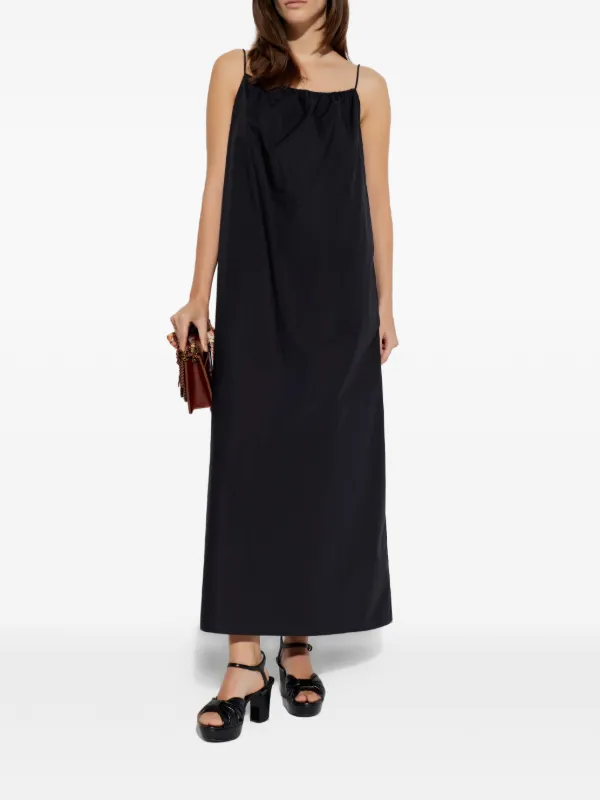 cream dress puff sleeves EXCLUSIVE Sleeveless midi dress with Color:Fluorescent Green linen-blend flowing fabric ensures comfort