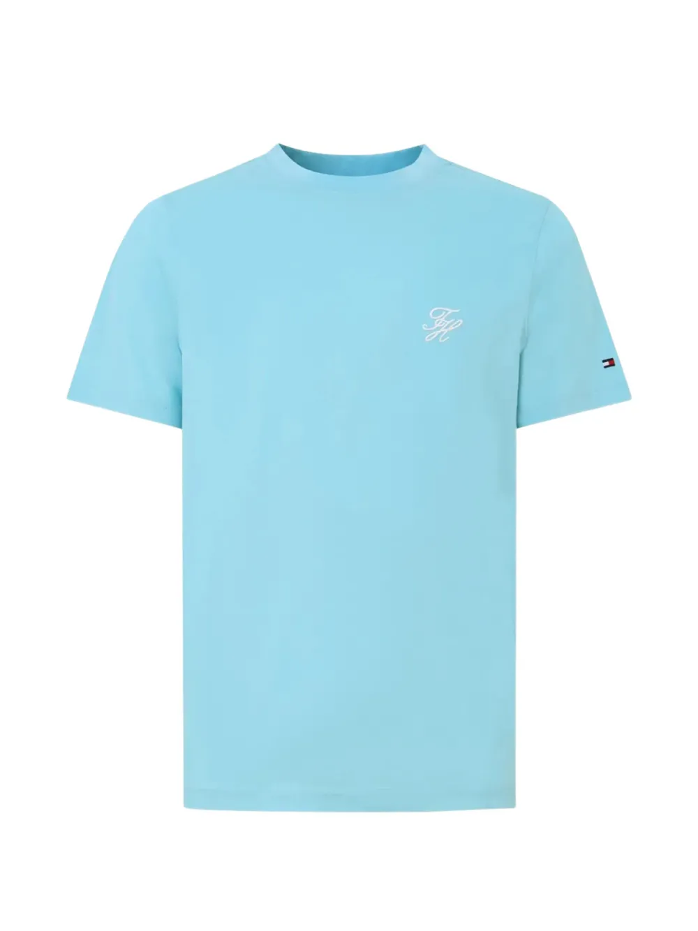 Tommy Hilfiger embroidered T-shirt - Blu