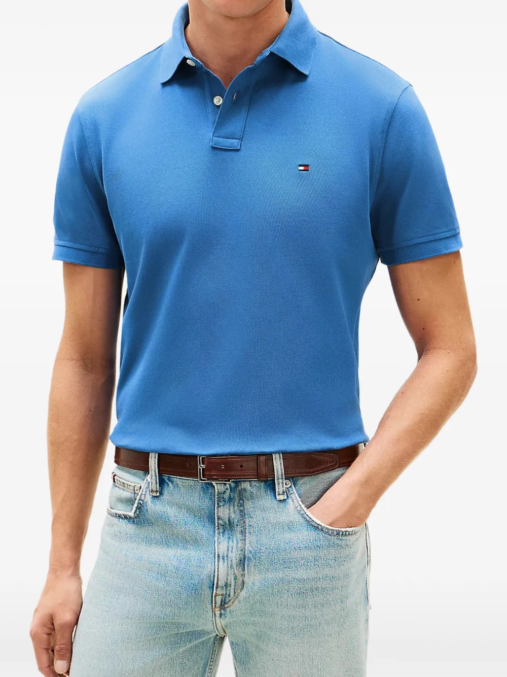 Tommy Hilfiger Poloshirt met logo Blauw