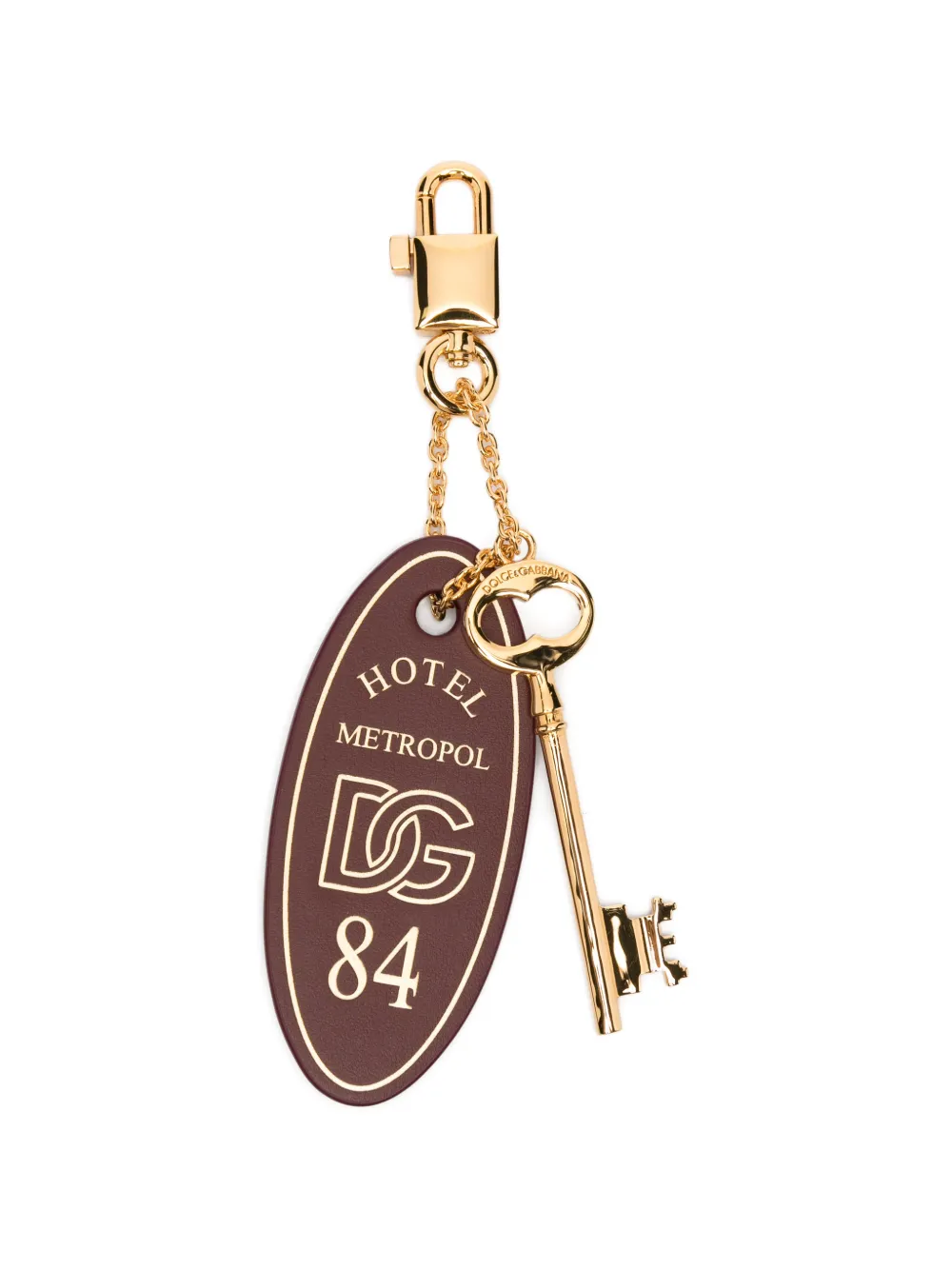 Dolce & Gabbana key-charm keyring - Gold